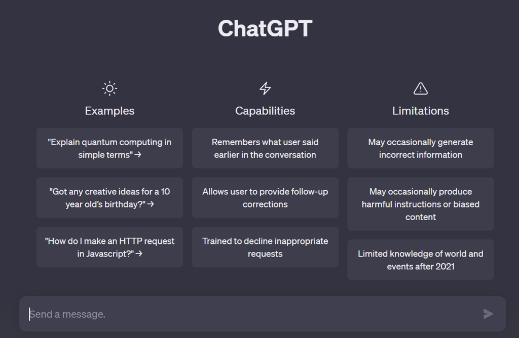 Chat GPT แชตบอตอัจฉริยะ